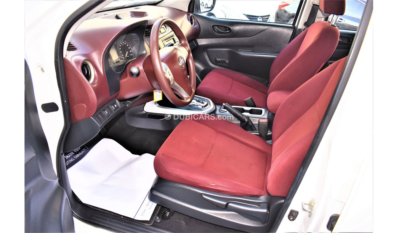 Nissan Navara AED 1174 PM | 0% DP | 2.5L 2WD GCC WARRANTY