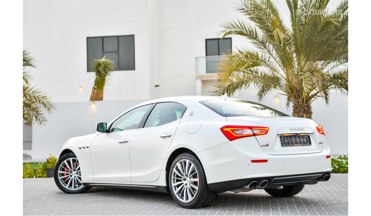 Maserati Ghibli S - GCC - AED 2,135 Per Month! - 0% DP