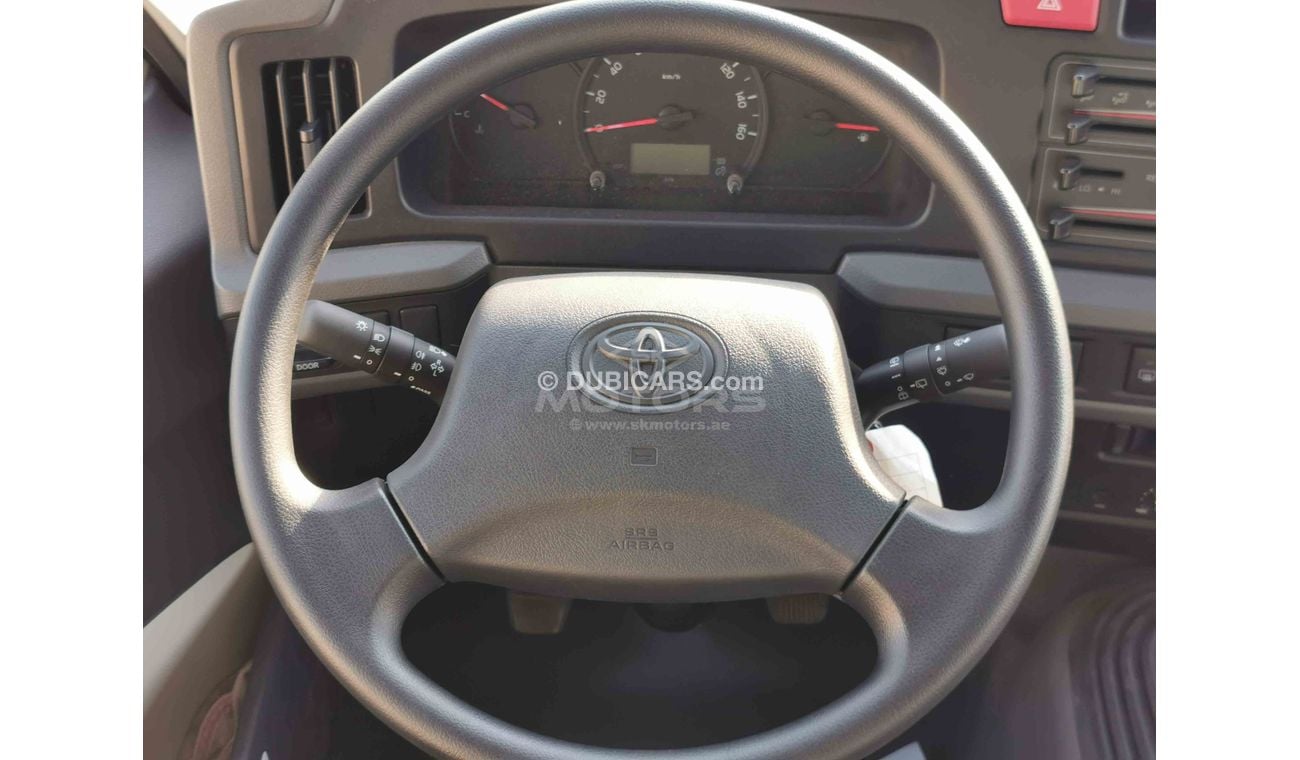 Toyota Coaster 2.7L PETROL, 17.5" TYRE, FABRIC SEATS, XENON HEADLIGHTS (CODE # TC01)