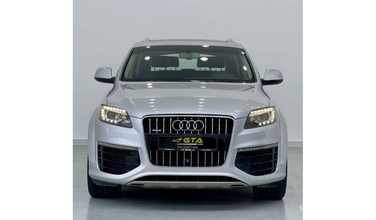 Audi Q7 2015 Audi Q7 S-Line, Full Audi History, Warranty, Low Kms, GCC