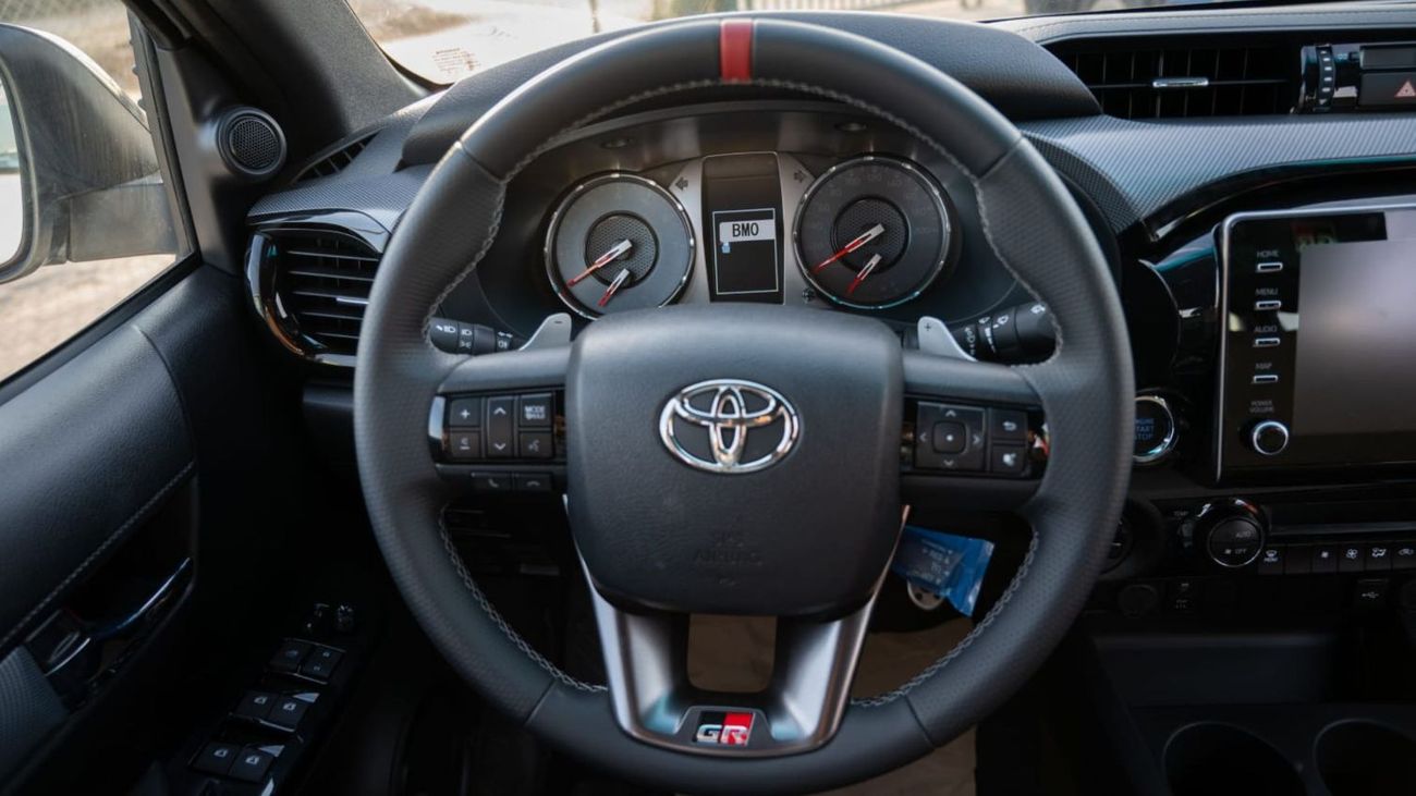 Toyota Hilux GR Sport 4.0L Automatic . Petrol . Pick Up Truck . Four Wheel Drive . 5 Seats . 4 Doors ▾