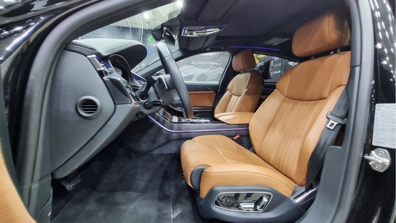 أودي A8 AUDI A8L 55TFSI GCC 2023 IN IMMACULATE CONDITION (WARRANTY+SERVICE CONTRACT FROM OFFICIAL DEALER)