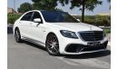 مرسيدس بنز S 63 AMG خليجية ضمان لمدة سنة كاملة الموصفات