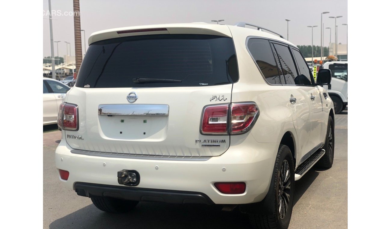 Nissan Patrol ماكينة كبيرة LE بلاتينيوم خليجي فول اوبشن صبغة وكالة شرط الفحص