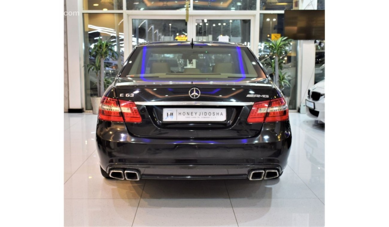 مرسيدس بنز E 63 AMG Mercedes Benz E63 AMG 2010 Model!! in Black Color! GCC