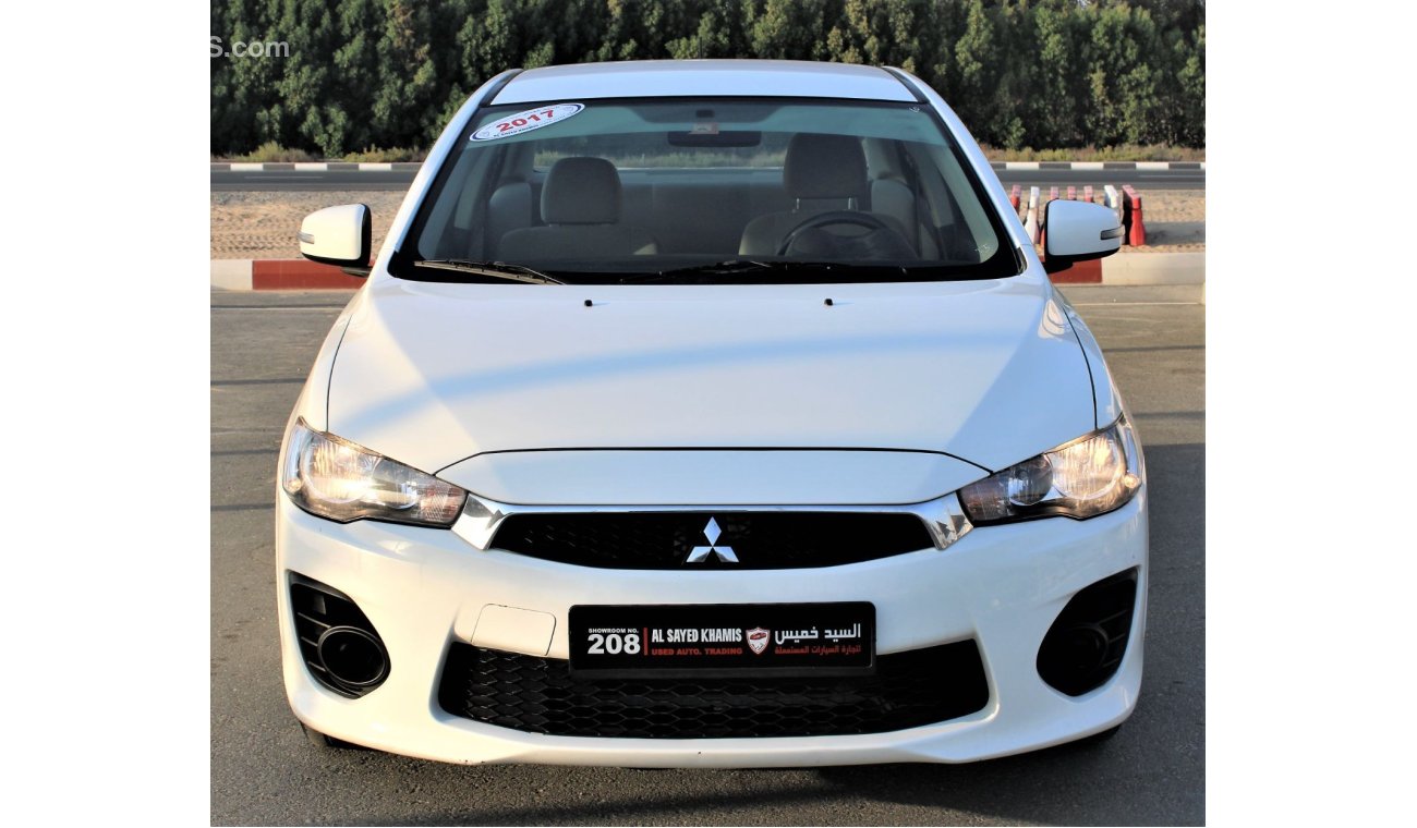 Mitsubishi Lancer Mitsubishi Lancer 2.0 2017 GCC  in excellent condition without accidents, very clean from inside and