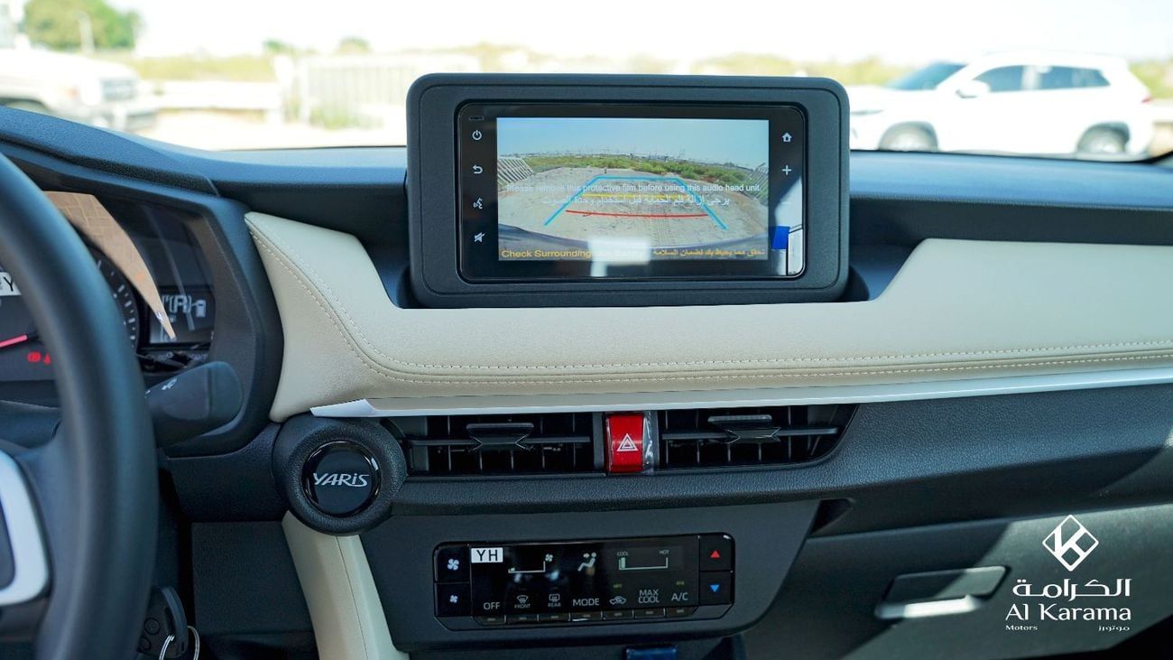 Toyota Yaris Y | 1.3L - 4-Cylinder | GCC Specs | Climate Control | Alloy Wheels | Rear Camera | NEW