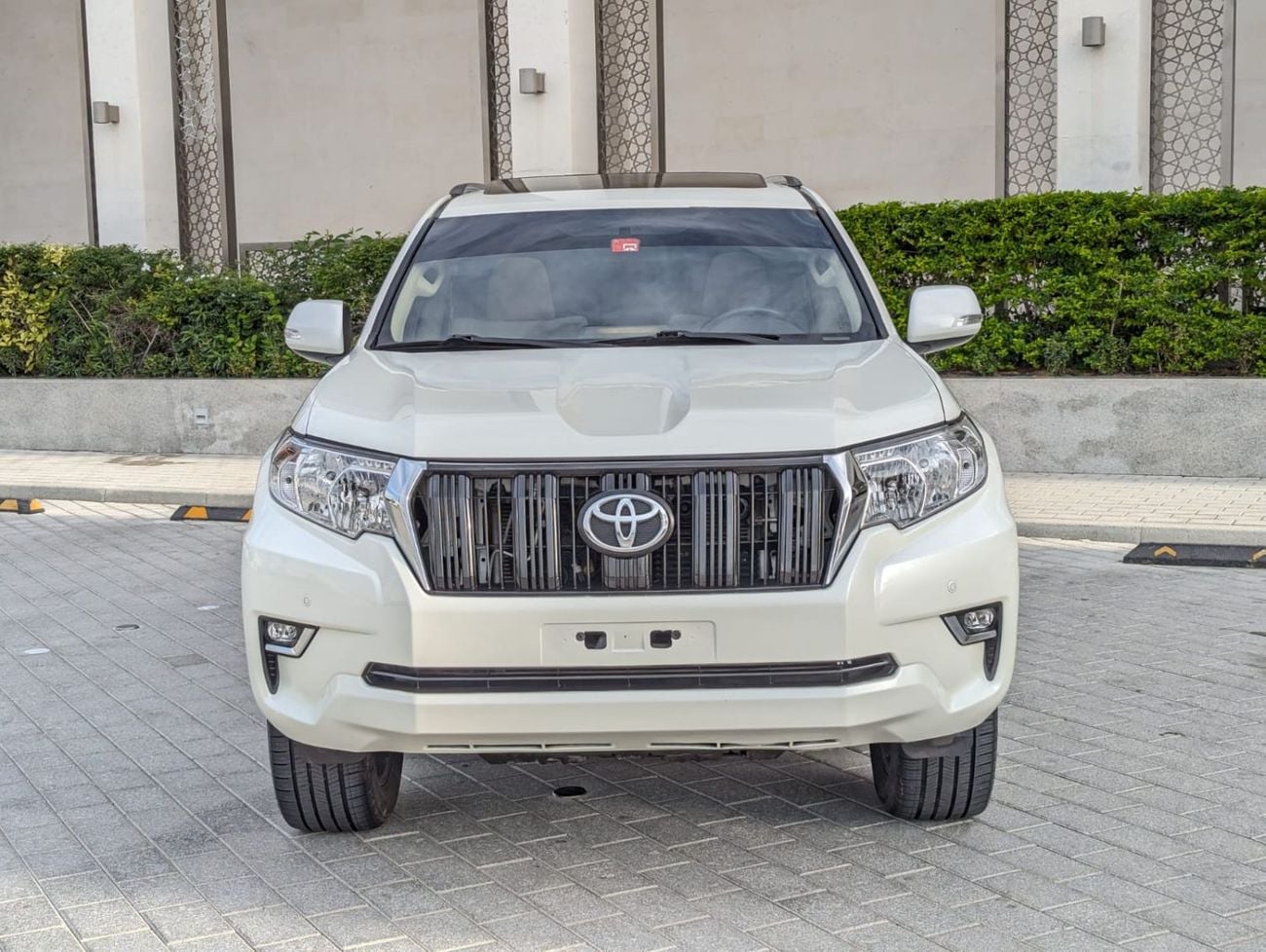 Toyota Prado Toyota Prado 2022 LHD white exterior begie interior
