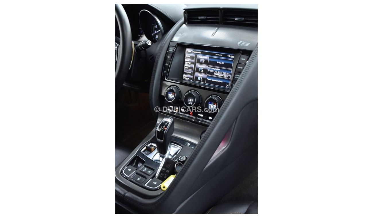 Jaguar F Type EXCELLENT DEAL for our Jaguar F-Type S V8 ( 2014 Model ) in Orange Color GCC Specs