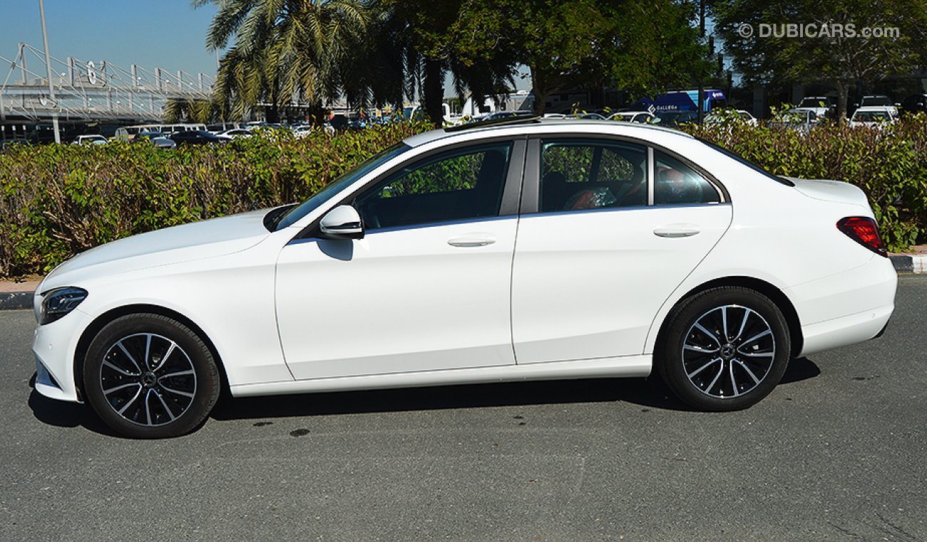 Mercedes-Benz C200 2019 AMG Luxury, GCC, I-4 Engine, 0km with 3 Years or 100,000km Warranty