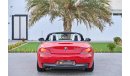 بي أم دبليو Z4 sDrive20i Convertible | 1,351 P.M | 0% Downpayment | Perfect Condition