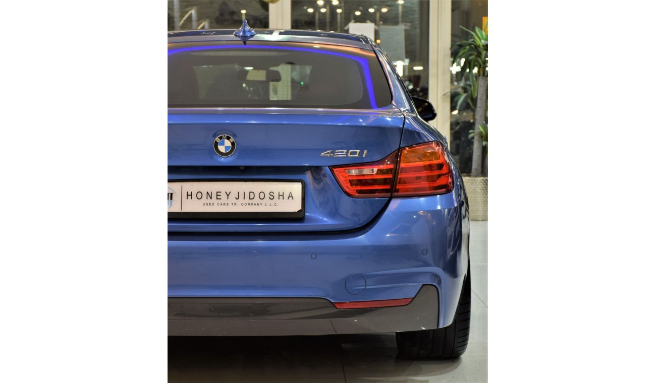 BMW 420i EXCELLENT DEAL for our BMW 420i M-Kit GranCoupe 2016 Model!! in Blue Color! GCC Specs