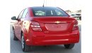 Chevrolet Aveo Chevrolet Aveo 2019 GCC RED Excellent condition without accident