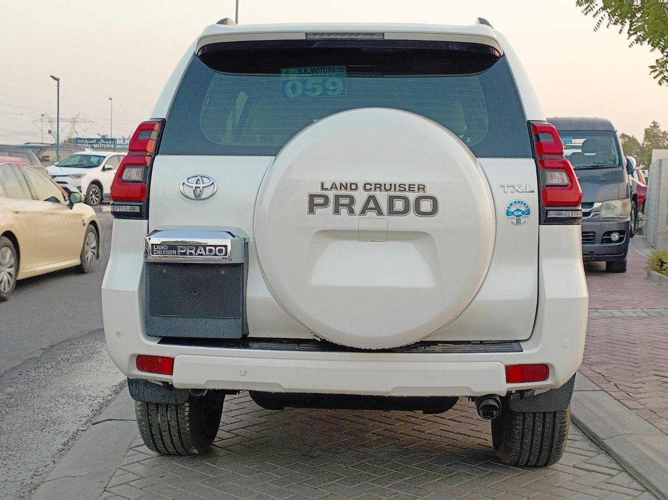 Toyota Prado TXL V6/ 20 SHAPE/ LEATHER/ DVD CAMERA/ TYRE UP/LOT#5372