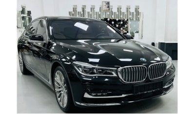 BMW 740Li Exclusive GCC .. FSH .. Perfect Condition .. V6 .. Top Range .