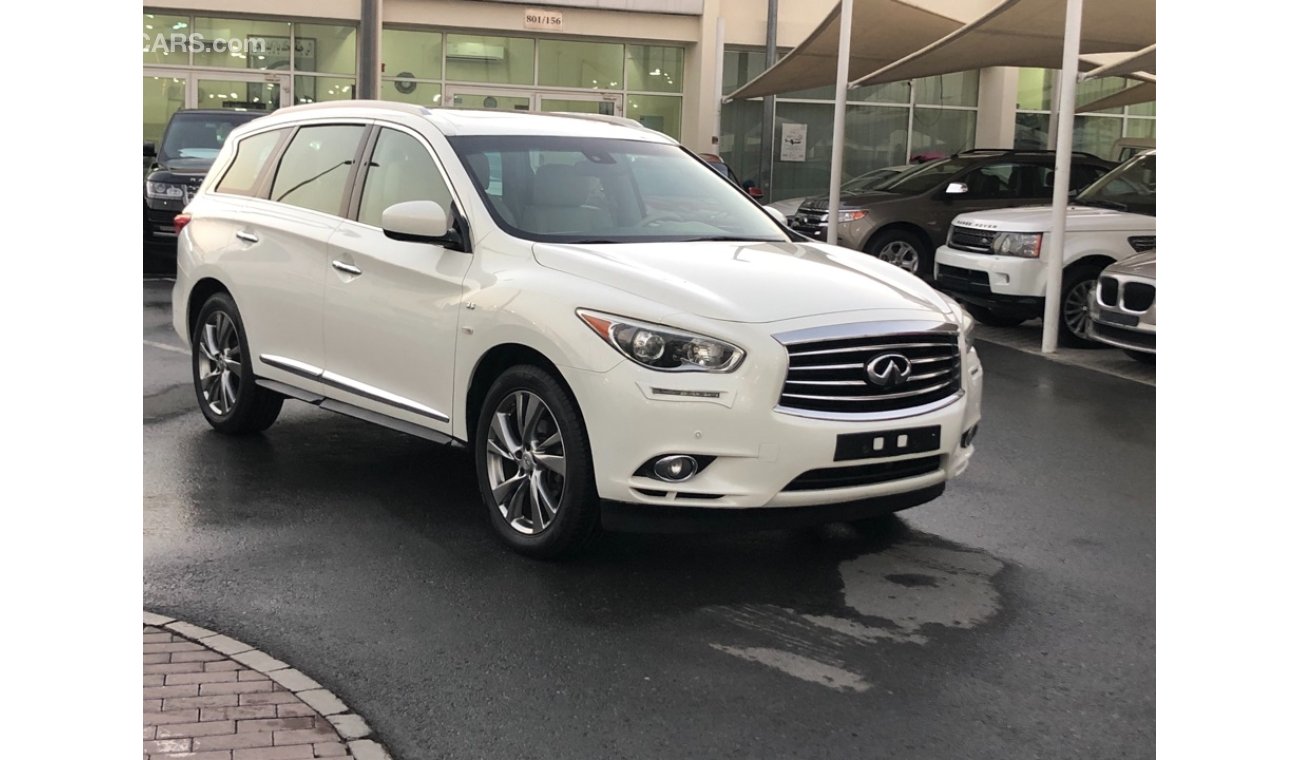 إنفينيتي QX60 موديل 2014 خليجي  فل مواصفات كراسي جلد ومثبت سرعه وتحكم كهربي كامل ونظام صوت ممتاز و5كاميرات