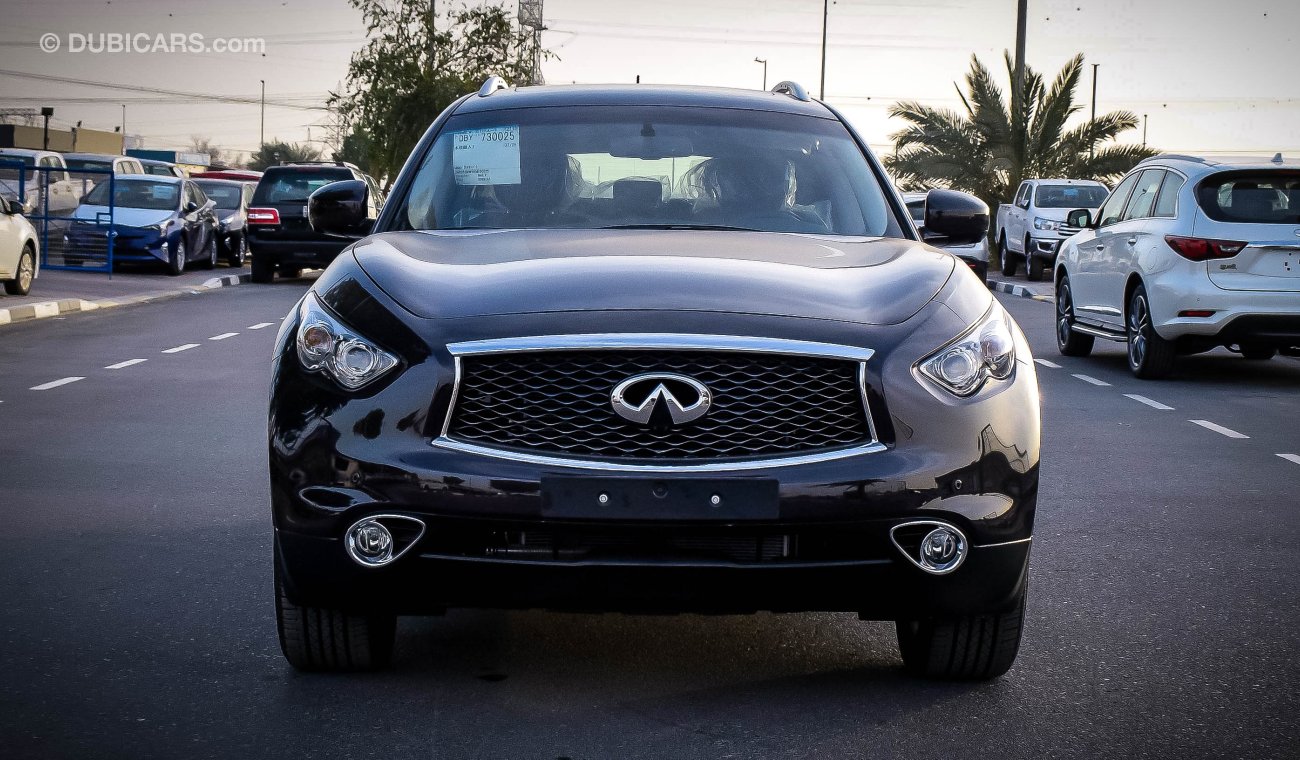 إنفينيتي QX70 Excellence 3.7L - V6 - with Warranty from Agency - GCC Specs - Zero KM- Price for export