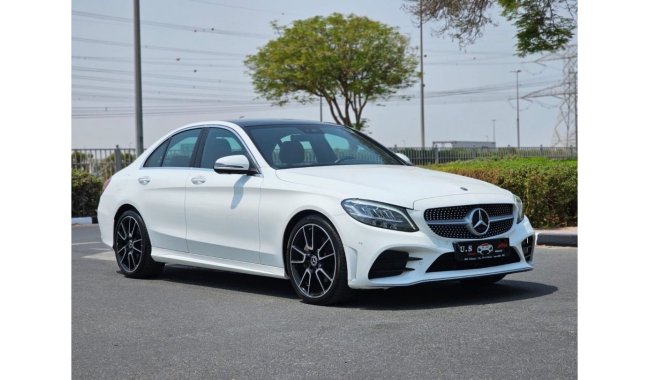 Mercedes-Benz C 200 AMG Pack MERCEDES C200 AMG 2019 GCC FULLY LOADED SINGLE OWNER IN MINT CONDITION