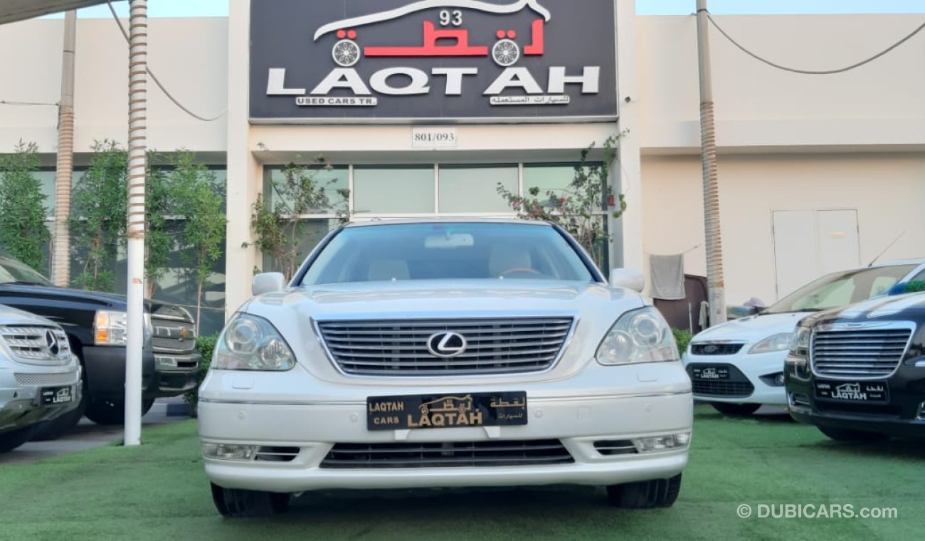 Lexus LS 430 Gulf 3/4 Ultra Hole Leather Screen Rear Camera Wheels Sensors Wood Chair Heating Android Screen Fog