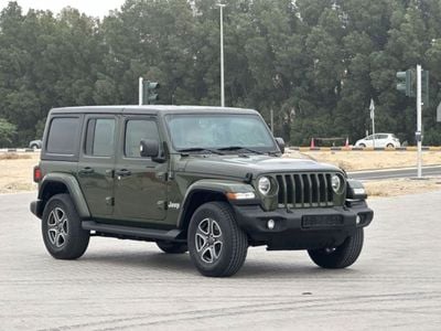 Jeep Wrangler Sport 3.6L M/T MODEL 2021 GCC CAR PERFECT CONDITION INSIDE AND OUTSIDE FULL OPTION