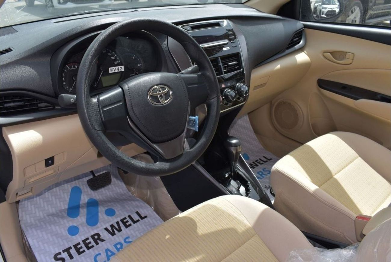 Toyota Yaris E S/D 1.5 E PETROL A/T FABRIC SEATS SEDAN WITH GCC SPECS EXPORT ONLY