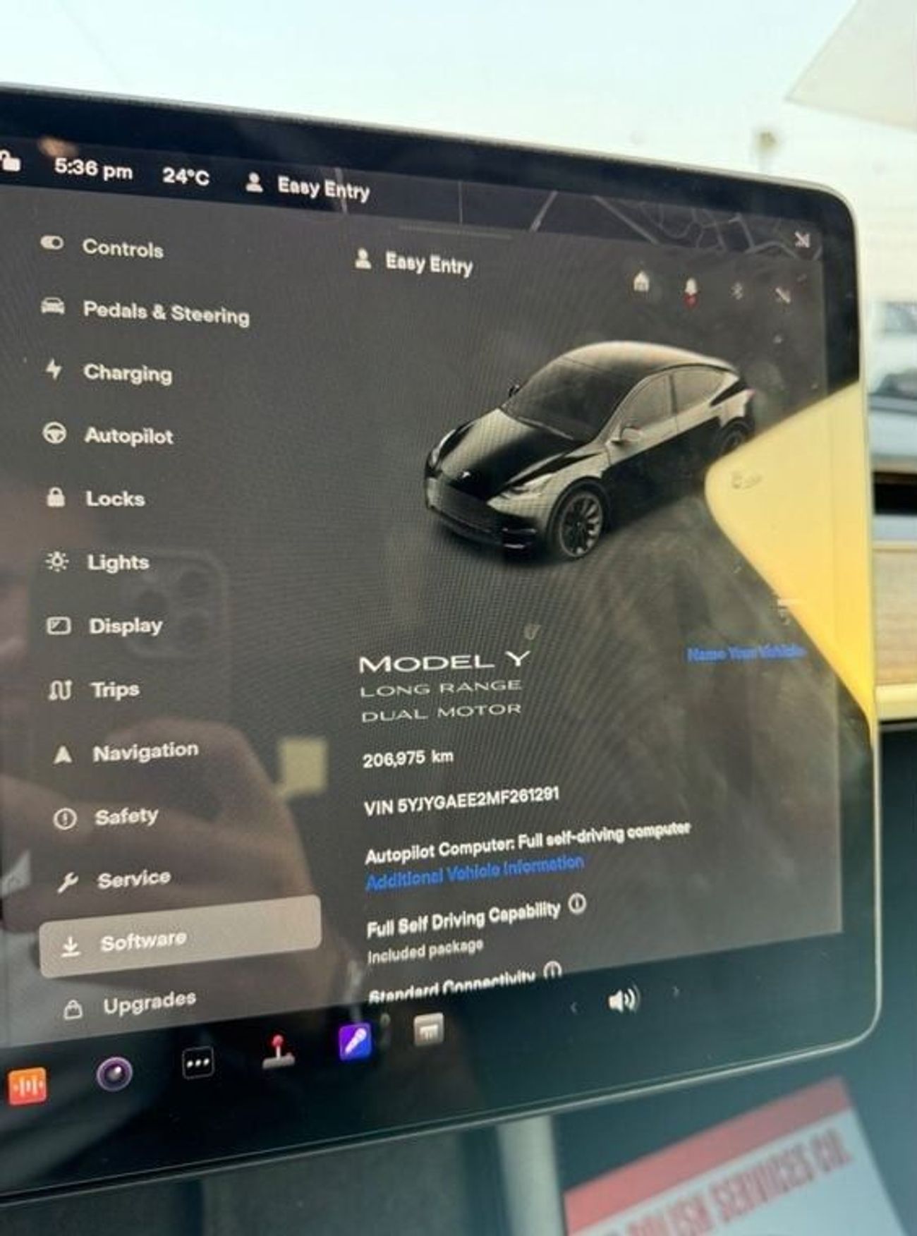 Tesla Model Y 2021 TESLA Y AWD LONG RANGE CANADA IMPORT