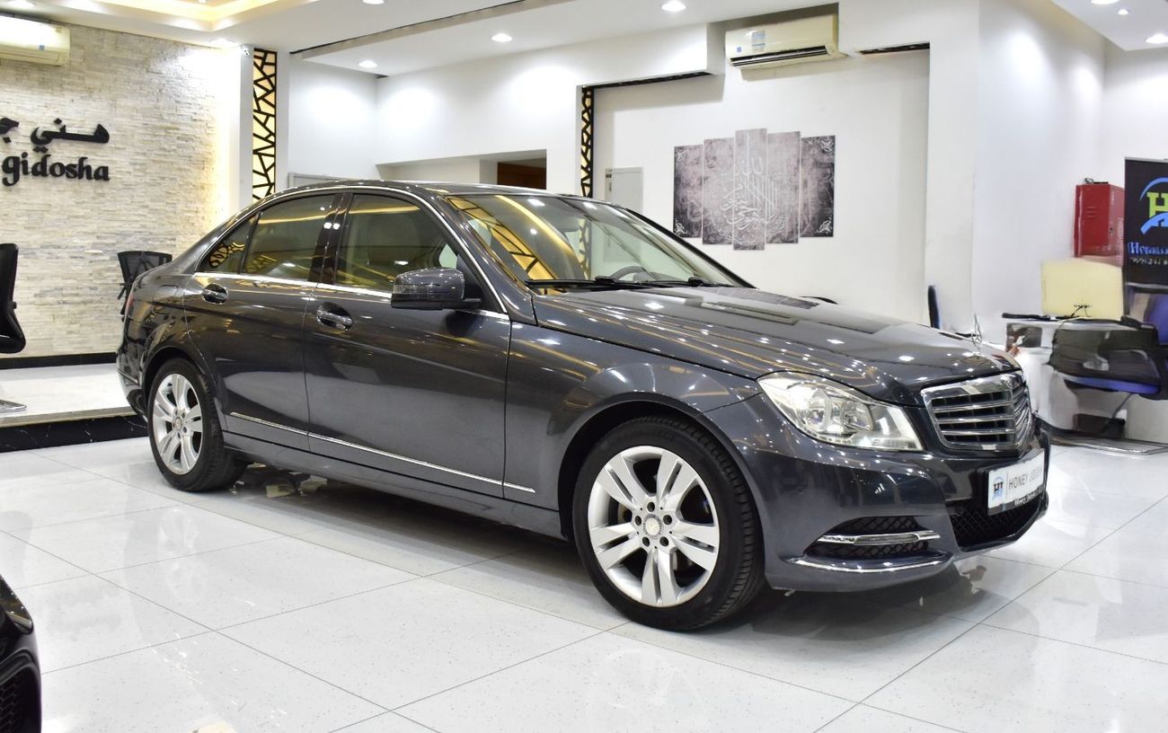 مرسيدس بنز C 200 EXCELLENT DEAL for our Mercedes Benz C200 ( 2014 Model ) in Grey Color GCC Specs