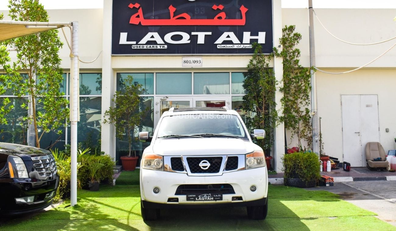 Nissan Armada SE, 2011 Gulf model, number one, cruise control slot, sensor wheels, rear camera, rear spoiler, in e