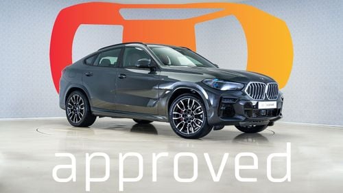 BMW X6 40i M Sport 3.0L | AED 3,593PM | Warranty & Service October 2026 | GCC