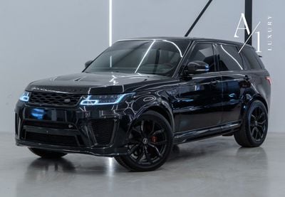 Land Rover Range Rover Sport SVR 5.0L (550 HP) 2019 Range Rover SVR, Fully Loaded, Excellent Condition, Carbon Fibre Package, GCC