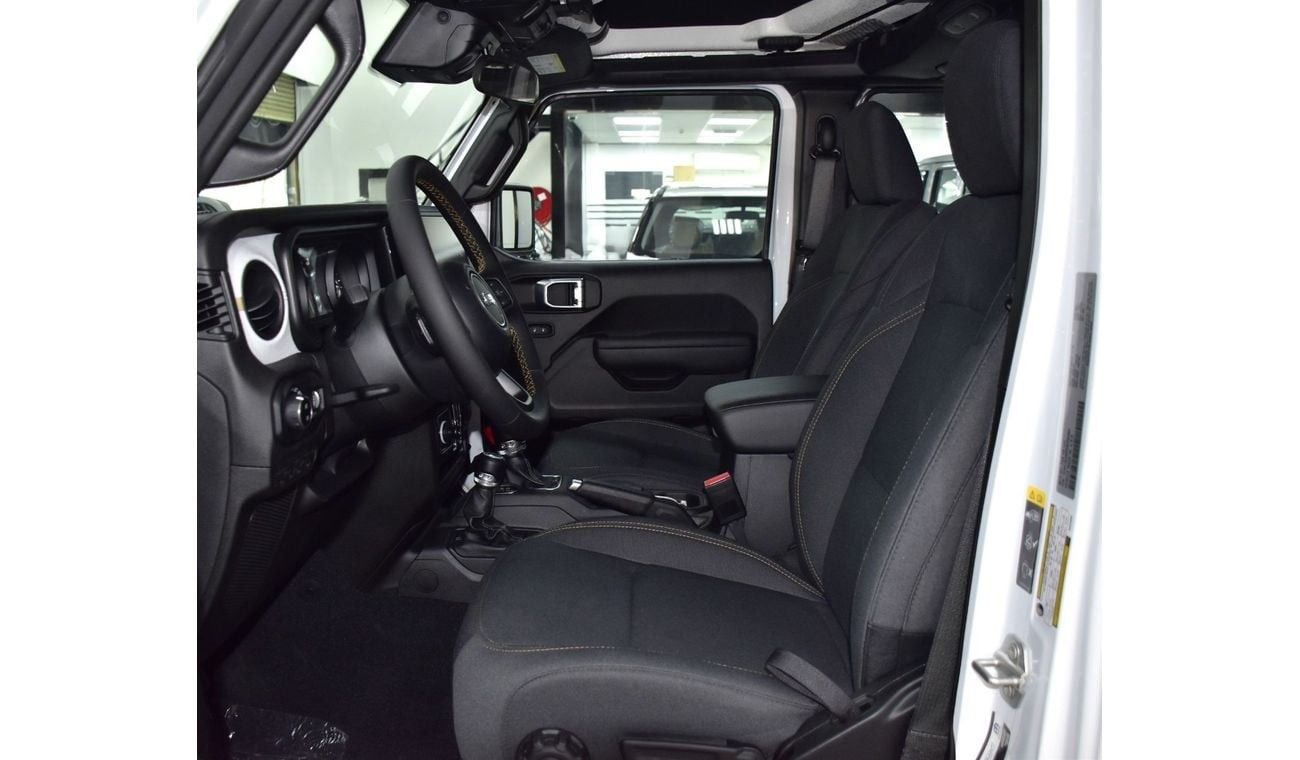 Jeep Wrangler EXCELLENT DEAL for our Jeep Wrangler Unlimited SPORT 2.0L ( 2024 Model ) in White Color GCC Specs