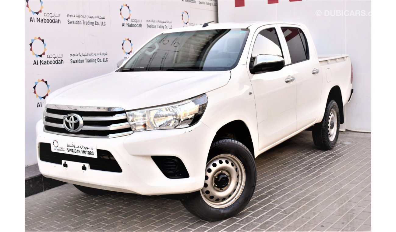 Toyota Hilux AED 1370 PM | 0% DP | 2.7L 4WD GCC WARRANTY