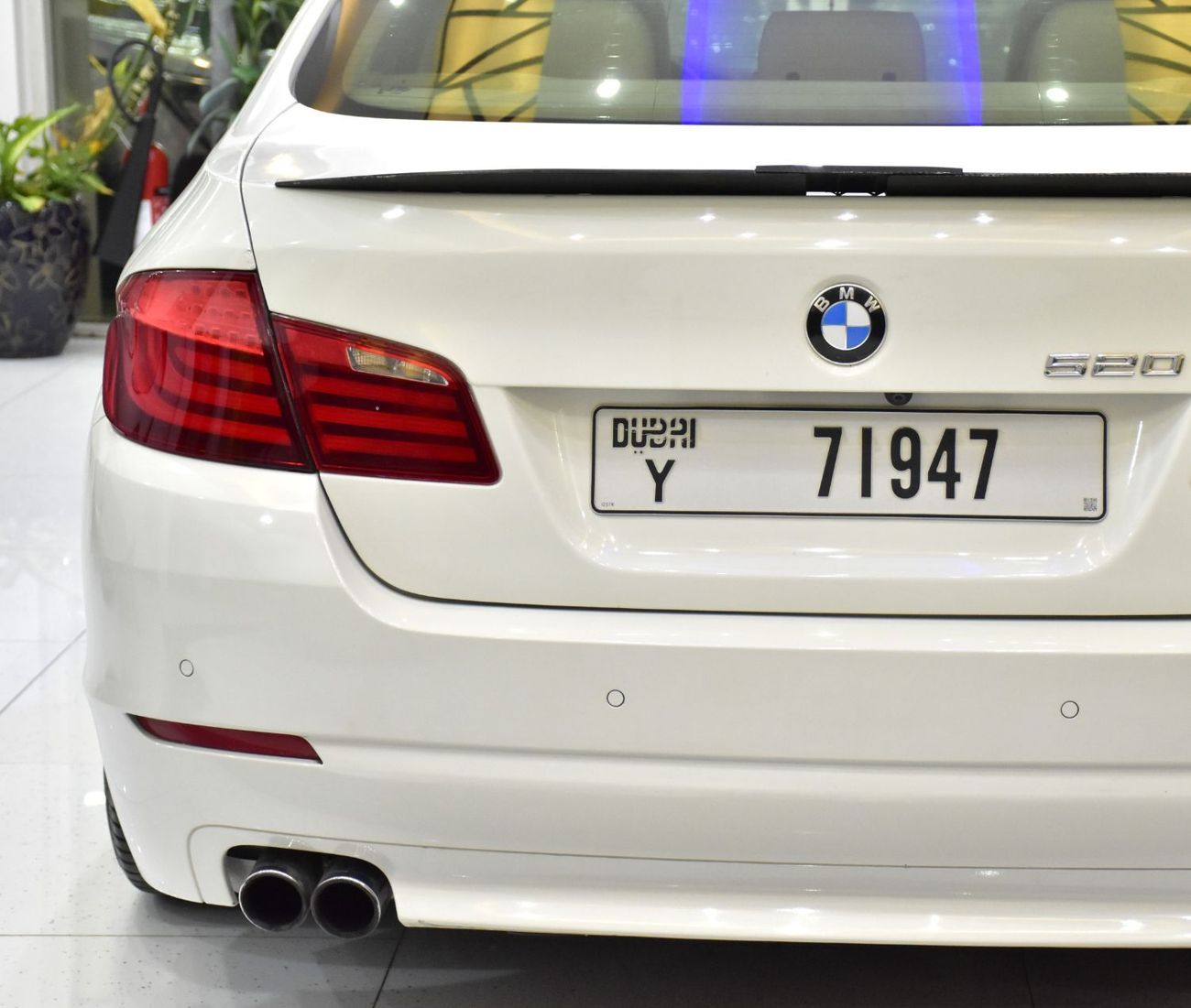 BMW 520i EXCELLENT DEAL for our BMW 520i ( 2012 Model ) in White Color GCC Specs