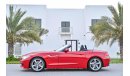 بي أم دبليو Z4 sDrive20i Convertible | 1,351 P.M | 0% Downpayment | Perfect Condition