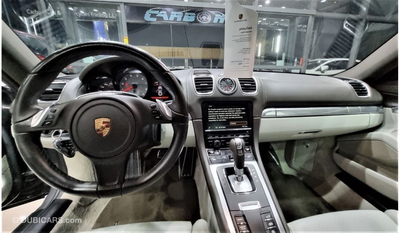Porsche 718 Cayman SPECIAL SUMMER OFFER PORSCHE CAYMAN S 2014 GCC IN BEAUTIFUL SHAPE WITH A FULL SERVICE HISTORY FROM P