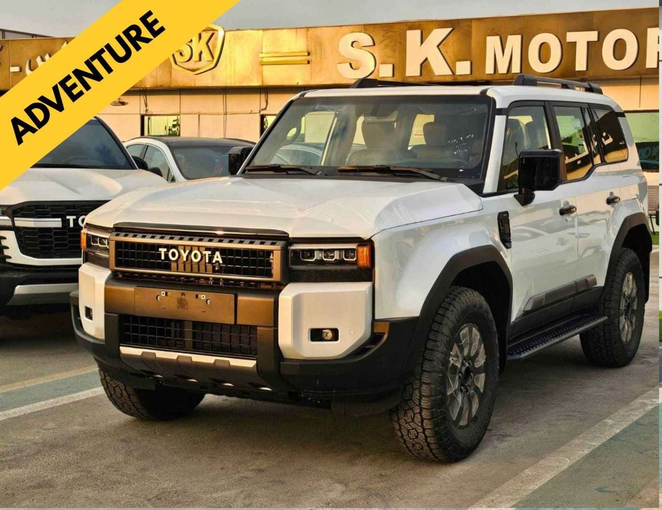 تويوتا برادو VXR TURBO || 2.8L V4 DIESEL | DRIVER PWR SEAT WITH LEATHER | DVD+CAMERA | COOL BOX (CODE # PDADV2)