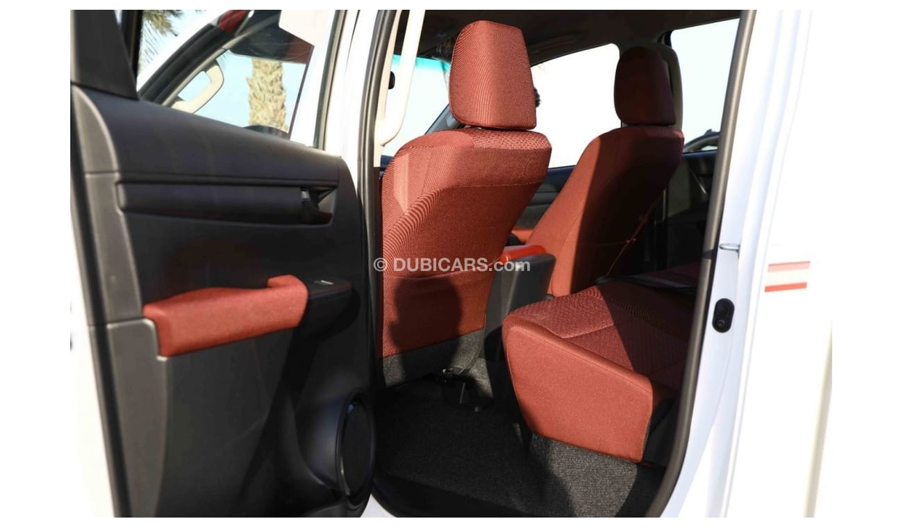 Toyota Hilux 2023 Toyota Hilux 4x4 DC 2.4 D MT - White inside Maroon | Export Only