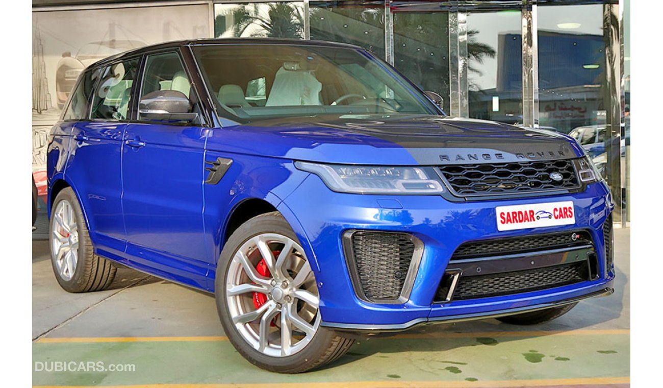 Land Rover Range Rover Sport SVR 2018 with 3 Year Warranty & Service