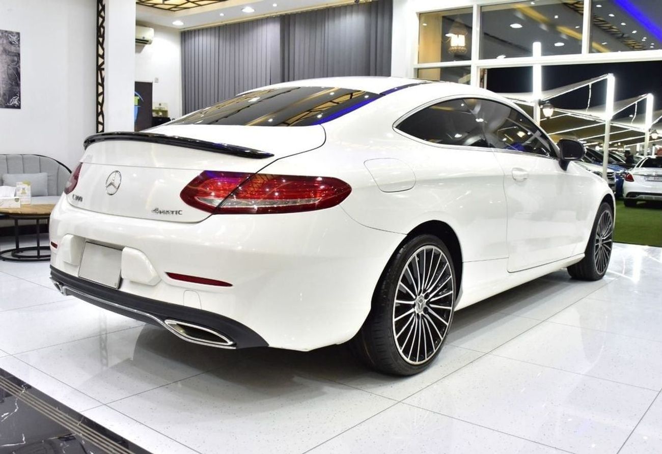 مرسيدس بنز C 300 كوبيه EXCELLENT DEAL for our Mercedes Benz C300 4Matic ( 2017 Model ) in White Color American Specs