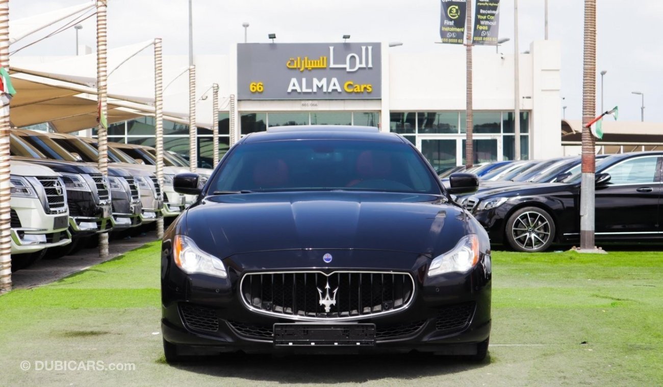 Maserati Quattroporte خليجي مالك واحد تشيكات وصبغة وكالة شرط الفحص ضمان لغاية 2023