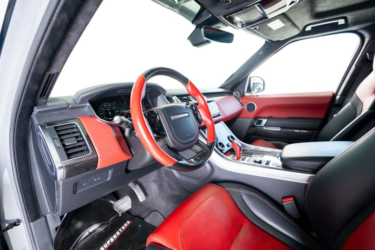 Land Rover Range Rover Sport SVR 5.0L (575 HP) AWD Range Rover Sport SVR Ultimate Edition-Bespoke Color-Black/Red Interior-Black 