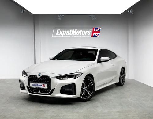 BMW 420i M SPORT FDSH • Service Contract + Warranty until • GCC