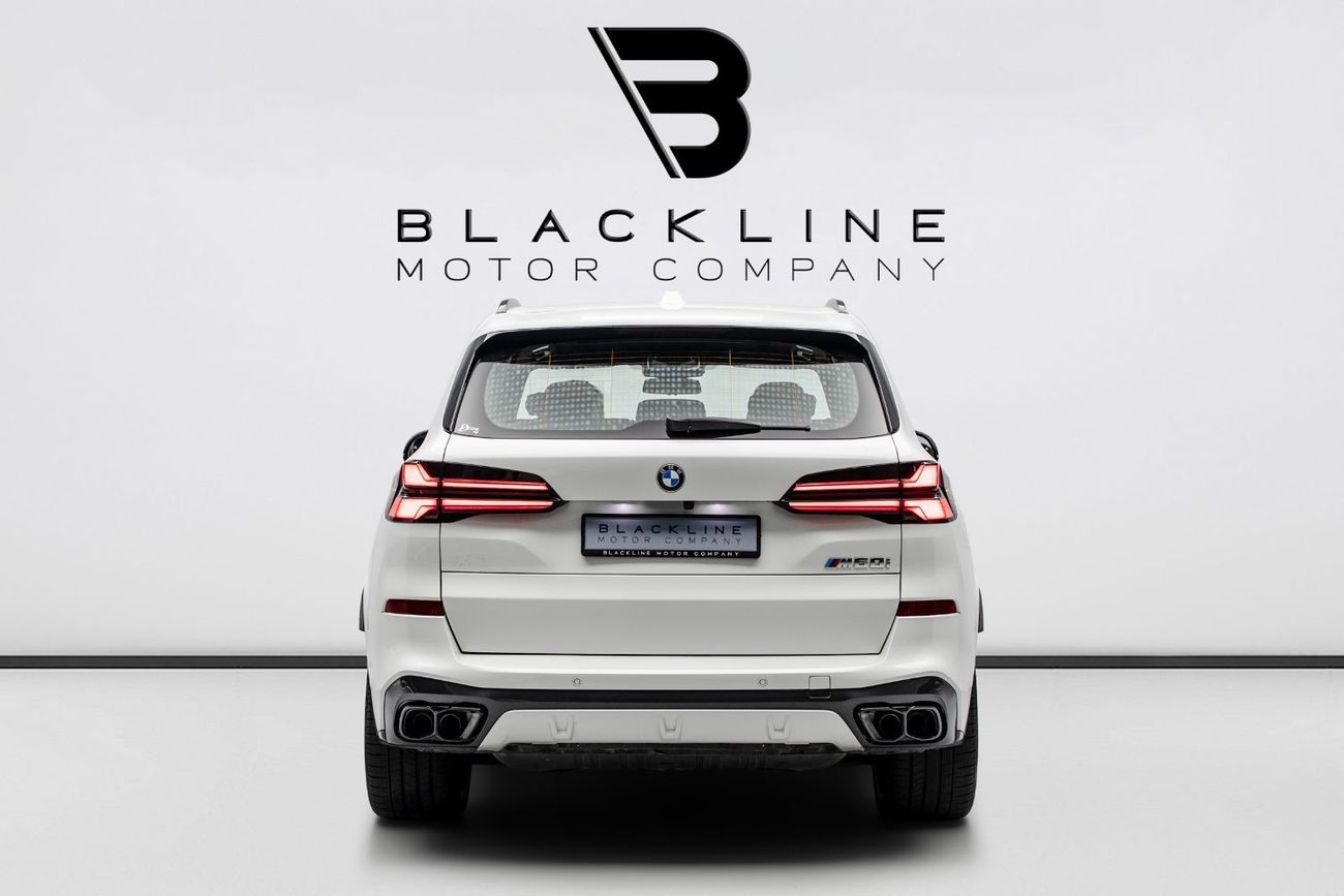 بي أم دبليو X5 M60i XDRIVE BUY NOW, PAY 2027 | THE BLACKLINE STANDARD | September 2029 Warranty + Service Contract,