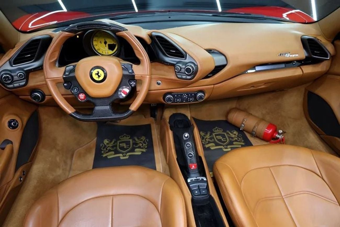 فيراري 488 سبايدر STD 2017 Ferrari 488 Spider, Carbon Exterior/Interior, Passenger Display, GCC Specs!!