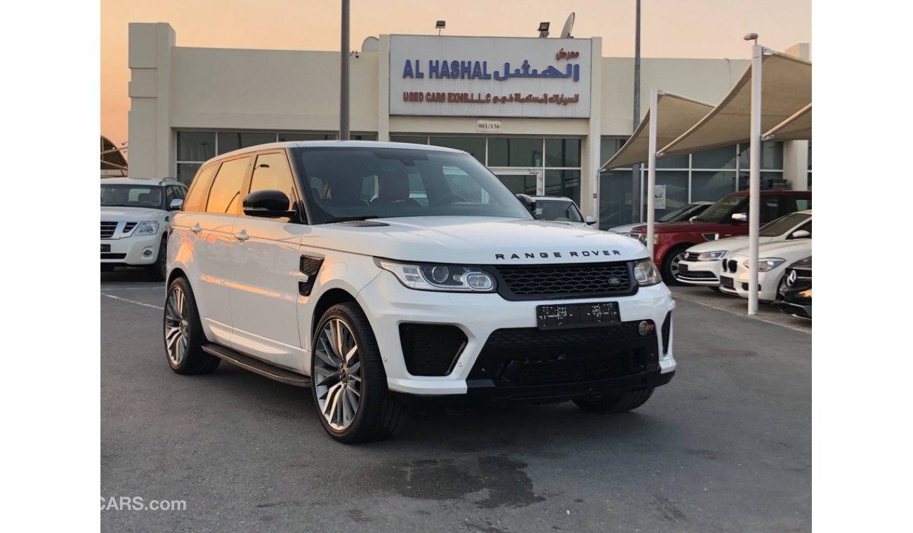 Land Rover Range Rover Sport Supercharged Rang Rover sport super charge model 2014 GCC kit SVR full option panoramic roof leather seat