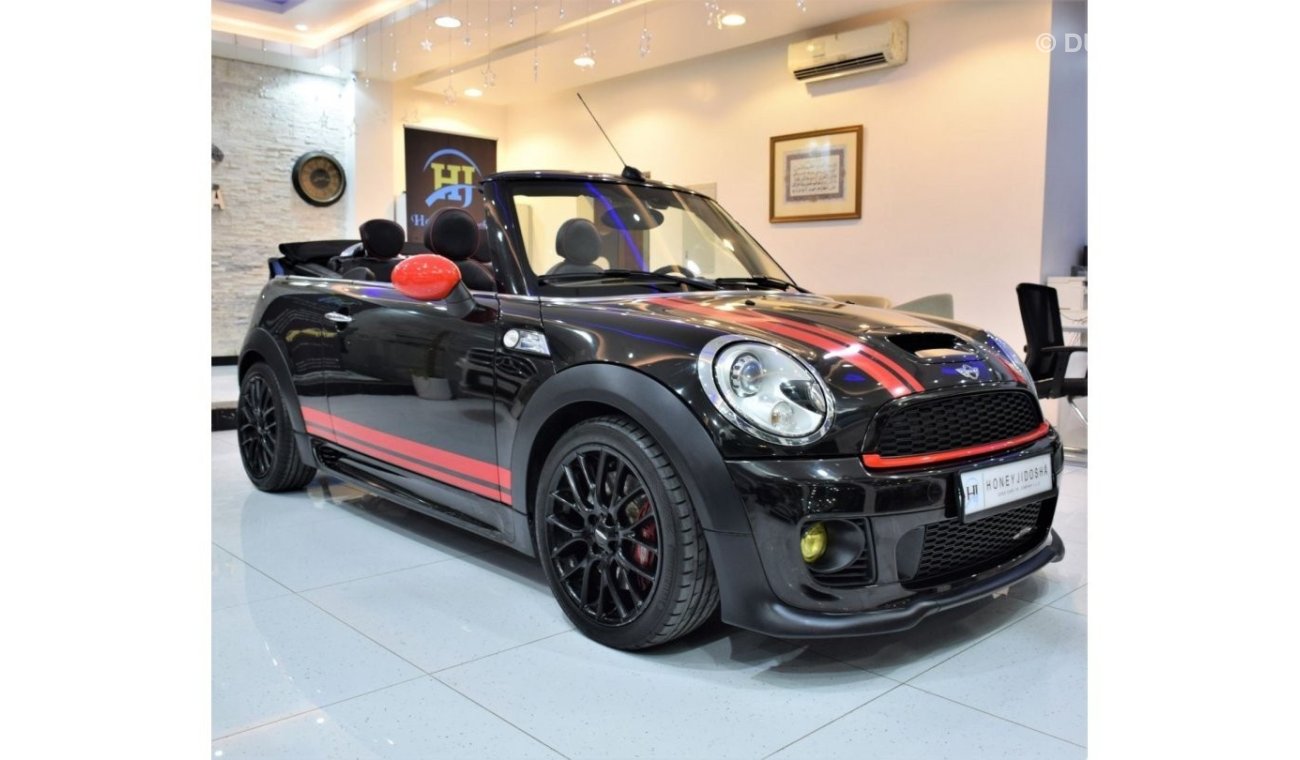 Mini John Cooper Works EXCELLENT DEAL for our Mini JOHN COOPER WORKS 2015 Model CONVERTIBLE!! in Black / Red Color! GCC Spe