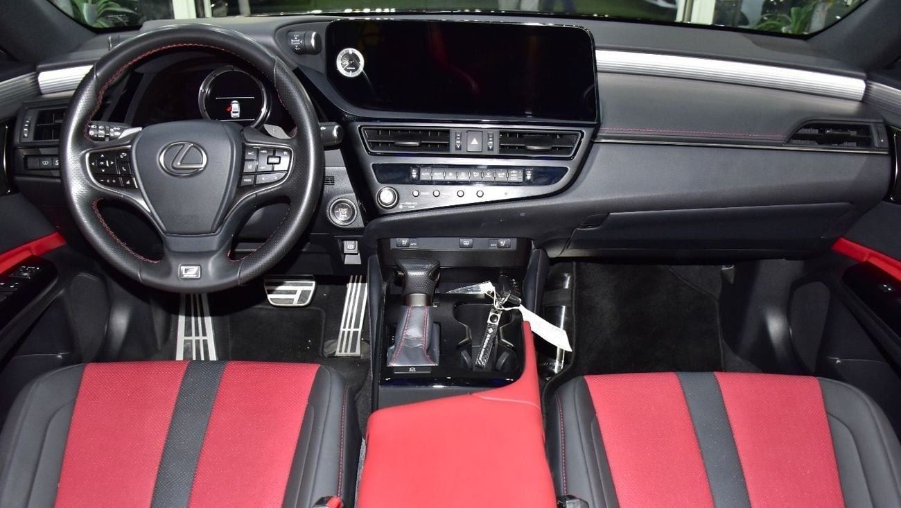 Lexus ES350 EXCELLENT DEAL for our Lexus ES350 F-Sport ( 2023 Model ) in Black Color GCC Specs