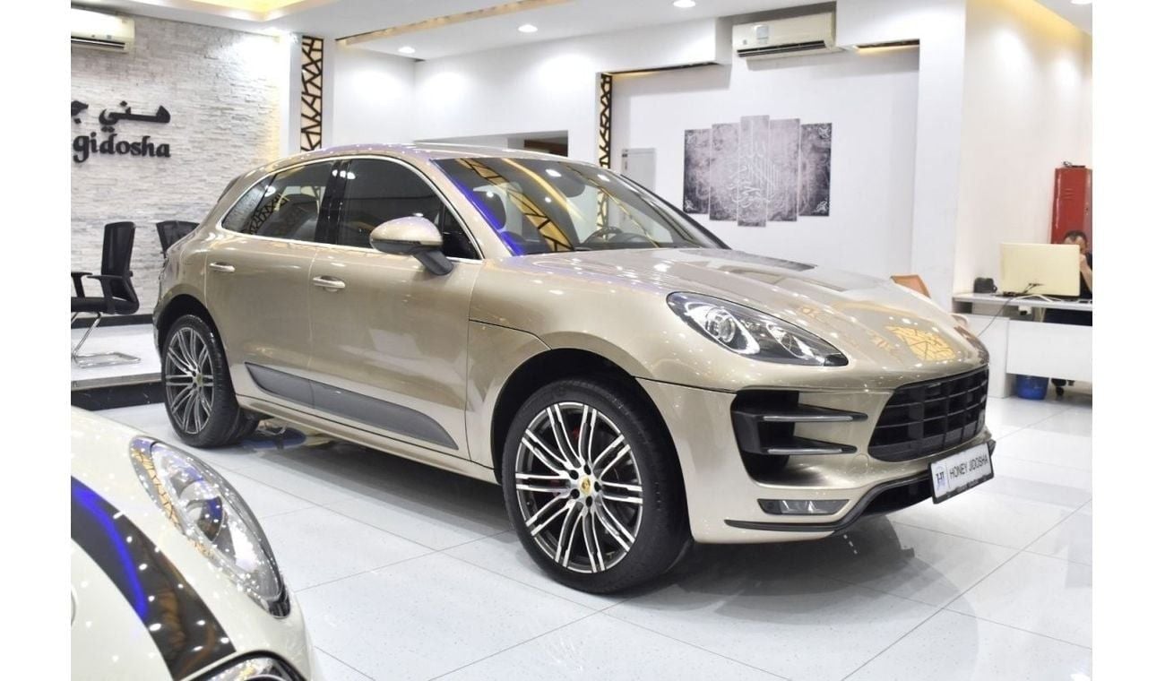 Porsche Macan EXCELLENT DEAL for our Porsche Macan Turbo ( 2015 Model ) in Golden Color GCC Specs