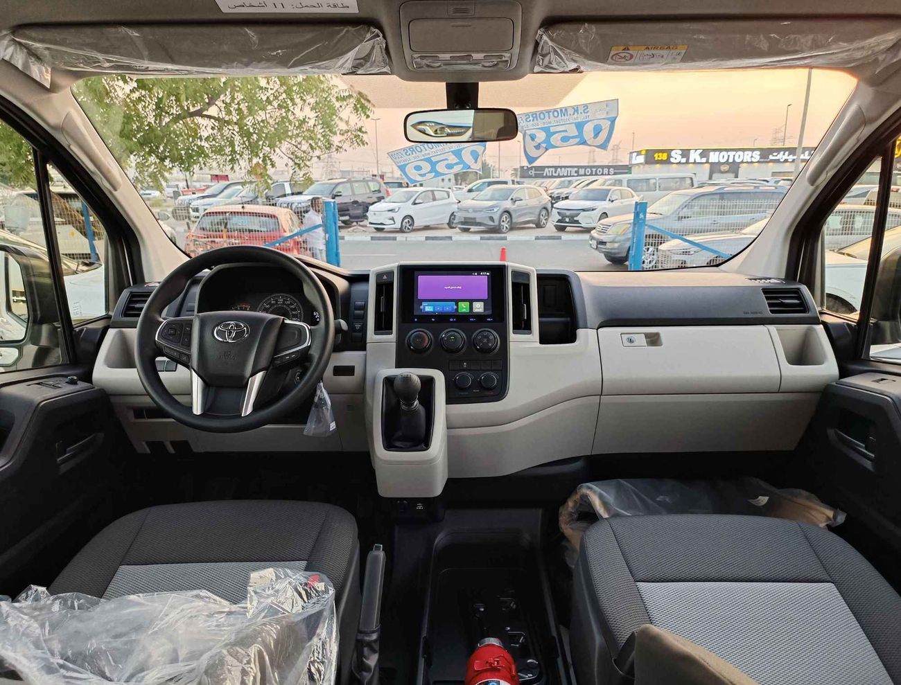 تويوتا هاياس HIGHROOF / 3.5L V6 PETROL / M/T / 13 SEATER / NEW SHAPE (CODE # HPHRMB)