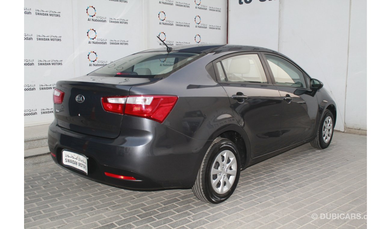 كيا ريو 1.4L SEDAN 2015 MODEL WITH WARRANTY